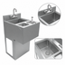 Thumbnail image #4 for BK Resources UBB-21-SSP18-P-G Underbar Speed Station with Dump Sink, Glass Rinser, and Dipper Well