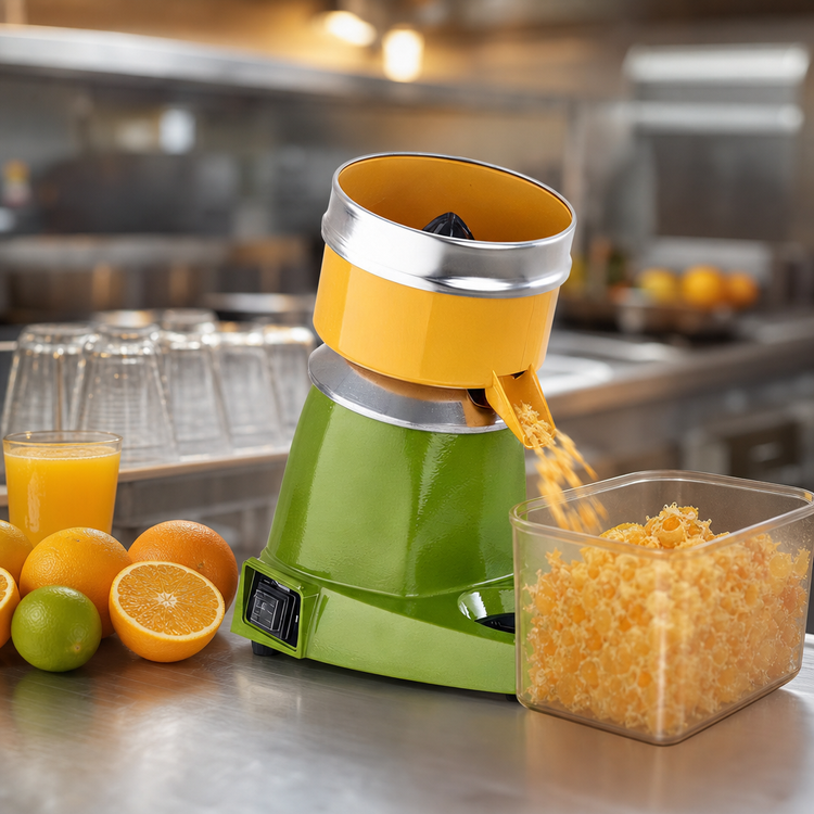 Product image #5 for Trento Santos SANTOS 11 Commercial Countertop Citrus Juicer with Lever, Automatic Pulp Ejection, Green