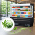 Thumbnail image #5 for Turbo Air 64-Inch Vertical Air Curtain Open Display Merchandiser, 17.2 Cu. Ft., Self-Contained Refrigeration