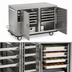 Thumbnail image #4 for FWE Mobile Insulated Two-Door Heated Holding Cabinet with Humi-Temp System and Universal Tray Slides
