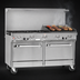 Thumbnail image #4 for Southbend Ultimate 60-Inch Gas Restaurant Range with 6 Open Burners, 24-Inch Charbroiler, Standard Oven, and Cabinet Base