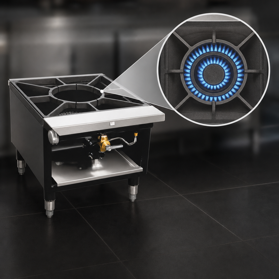 One Two-Ring Burner