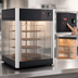 Thumbnail image #4 for Winco Heated & Humidified Countertop Hot Food Display Merchandiser with Rotating 4-Tier Rack