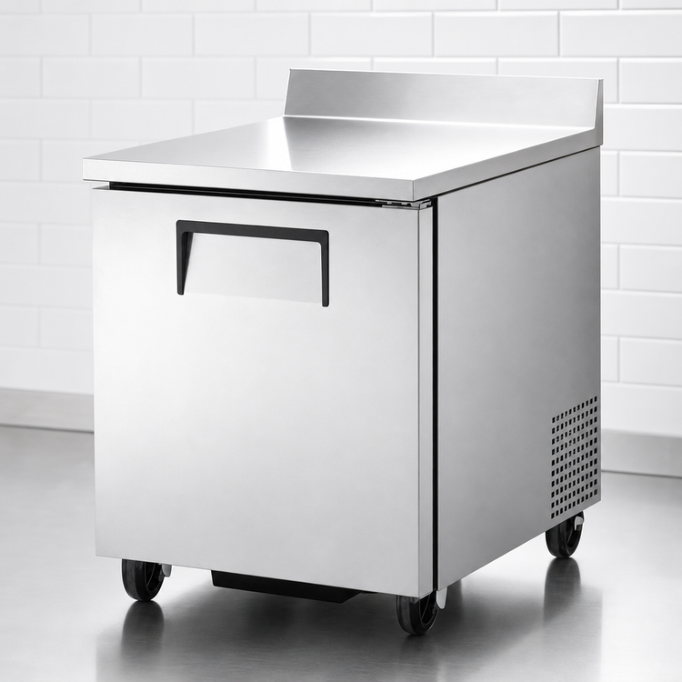 Product image #4 for True TWT-27-HC 27-Inch One-Section Work Top Refrigerator with Stainless Steel Top and Rear Splash