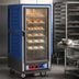 Thumbnail image #4 for Metro C5 3 Series 3/4 Height Low-Watt Heated Holding & Proofing Cabinet with Blue Insulation Armour, Clear Door, and Universal Wire Slides
