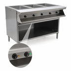 Thumbnail image #4 for Eagle Group Spec-Master SHT4CB-120 Four-Pan Electric Sealed Well Hot Food Table with AutoFill, 63.5-Inch, 120V