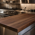 Thumbnail image #4 for Boos Block Full-Length Edge Grain American Black Walnut Kitchen Countertop, 108 x 32 x 2-1/4 Inch, Varnique Finish