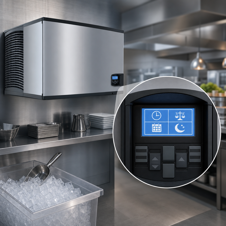 Product image #4 for Manitowoc Indigo NXT IYT0450W Half-Dice Cube Ice Maker, Water-Cooled, Self-Contained