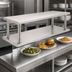 Thumbnail image #4 for Eagle Pass-Thru Shelf with Overshelf, 60 x 18 Inches, Stainless Steel