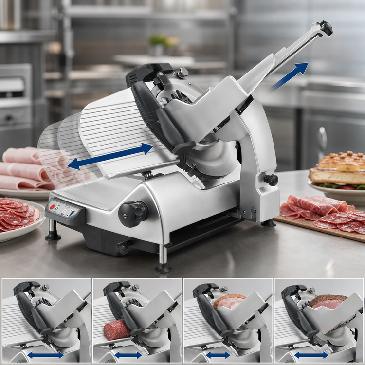 Product image #4 for Hobart HS9N-1 Automatic Heavy-Duty 13-Inch CleanCut Meat Slicer, 120V