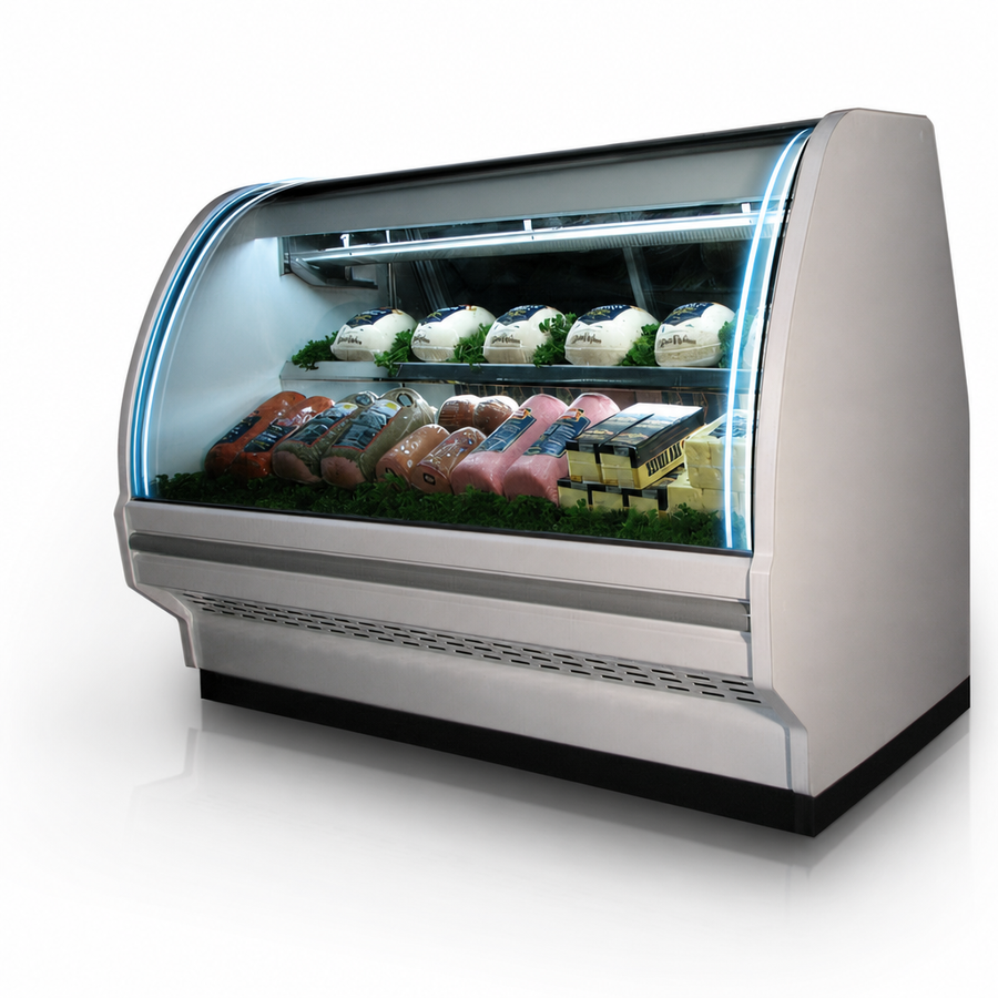 Double-Bend Curved Glass Front