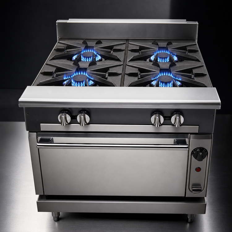 Product image #4 for Vulcan V Series 36-Inch Heavy Duty 6-Burner Gas Range with Standard Oven