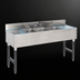 Thumbnail image #4 for Advance Tabco Special Value Series 72-Inch 3-Compartment Stainless Steel Bar Sink Unit with Dual Drainboards and Splash-Mount Faucet