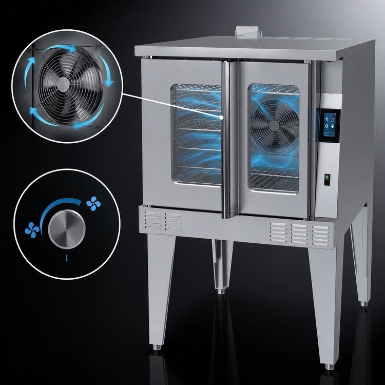 Product image #4 for Garland Master Series Single-Deck Standard-Depth Gas Convection Oven with easyTouch Digital Control