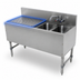 Thumbnail image #4 for Advance Tabco Prestige 2-Compartment Stainless Steel Underbar Sink Unit, 48 Inch, Left Drainboard