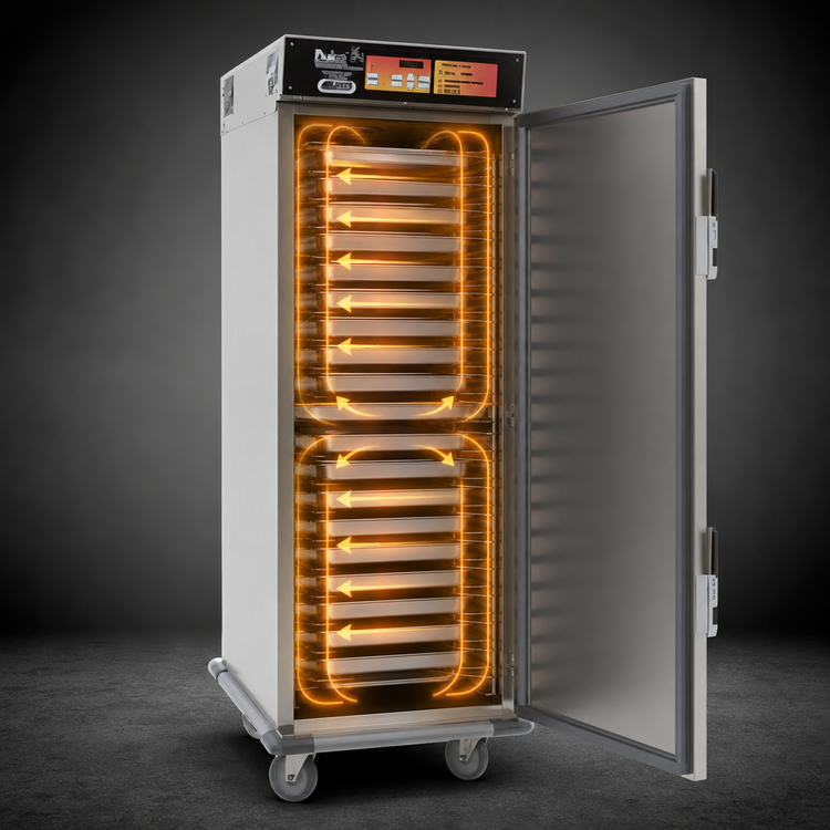 Product image #4 for Panco CH6000B-208 Full-Height Electric Cook and Hold Cabinet with 18 Pan Capacity