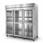 Thumbnail image #4 for Hoshizaki Steelheart R3A-HG Three-Section Half-Height Glass Door Reach-In Refrigerator, 79.03 Cu. Ft., Stainless Steel