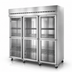 Thumbnail image #4 for Hoshizaki Steelheart Three-Section Half Glass Door Reach-In Refrigerator, Standard Depth