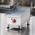 Thumbnail image #4 for Omcan USA Countertop Gas Griddle with 15-Inch x 20-Inch Cooking Area, 30,000 BTU