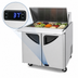 Thumbnail image #4 for Turbo Air Super Deluxe 36 3/8-Inch Two-Section Sandwich/Salad Mega Top Prep Table with 15-Pan Opening