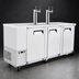 Thumbnail image #5 for Atosa 3-Door Self-Contained Direct Draw Draft Beer Cooler, 4 Half-Barrel Capacity, Stainless Steel