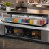 Thumbnail image #5 for Turbo Air 72-Inch Low Profile Drop-In Horizontal Open Refrigerated Display Case, Deck Only, 9.7 Cu. Ft.