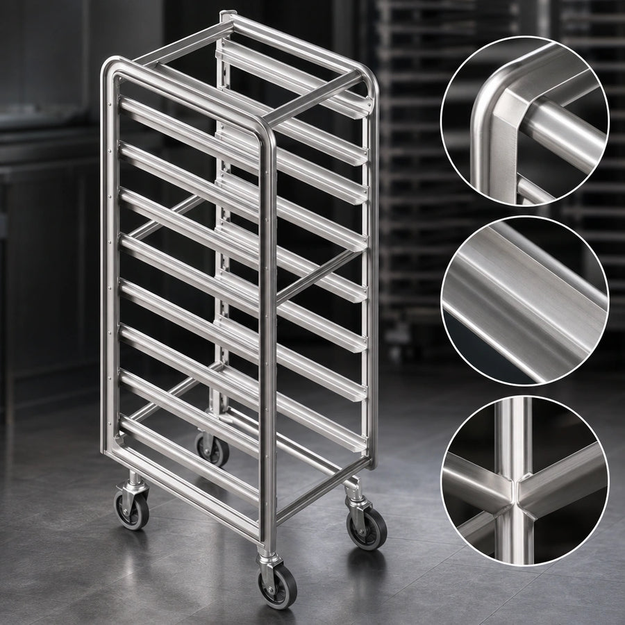16-Gauge Stainless Steel Construction