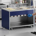 Thumbnail image #3 for Atlas Metal INFIH-6 Mobile Hot Food Unit, 6-Well, Open Cabinet Base