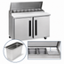 Thumbnail image #4 for Centerline by Traulsen 60-Inch Two-Section Mega Top Reach-In Prep Table Refrigerator with Solid Doors