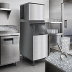 Thumbnail image #4 for Koolaire KYT0420W Commercial Half-Dice Cube Ice Maker, Water-Cooled Self-Contained, 435 lb/24 Hr, 22 in. Wide