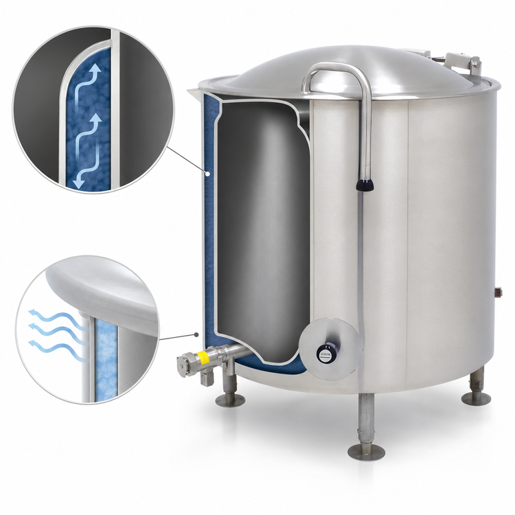 Product image #4 for Legion LTI-40 40-Gallon Stationary Direct Steam Kettle