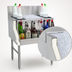 Thumbnail image #4 for Advance Tabco Prestige 36-Inch Stainless Steel Bar Ice Bin, 108 lb. Capacity, No Cold Plate