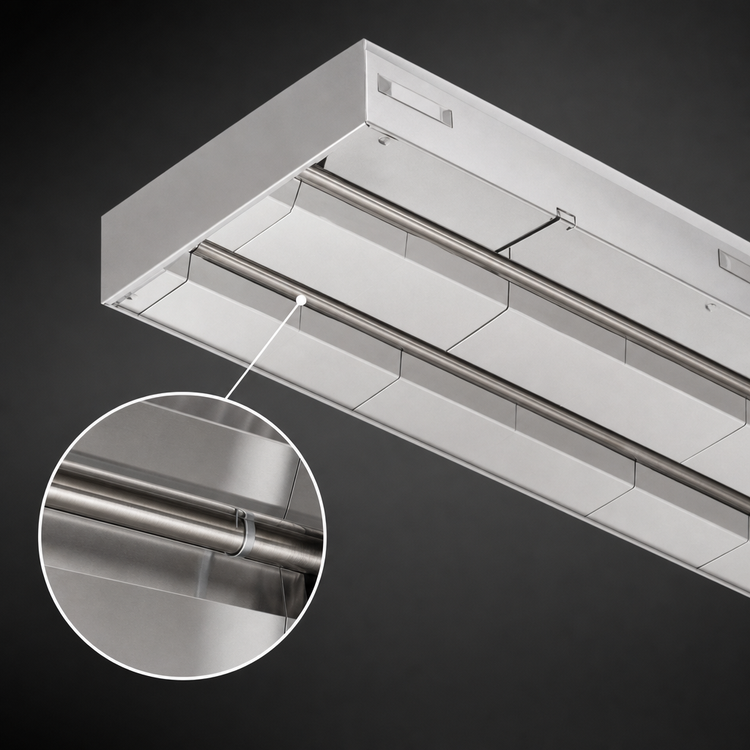 Product image #4 for Hatco Glo-Ray 42-Inch Double Unlighted Infrared Strip Heater