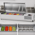 Thumbnail image #5 for Turbo Air E-Line 47-1/4 Inch Countertop Refrigerated Salad Table, Side-Mounted Self-Contained, 8-Pan Capacity