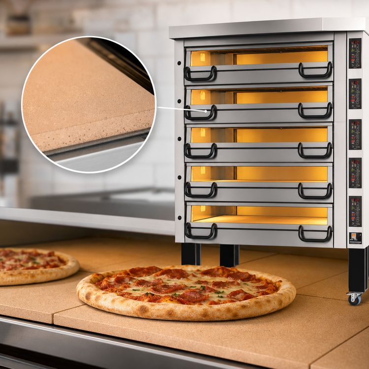 Product image #4 for PizzaMaster PM 915ED Five-Deck Electric Pizza Deck Oven
