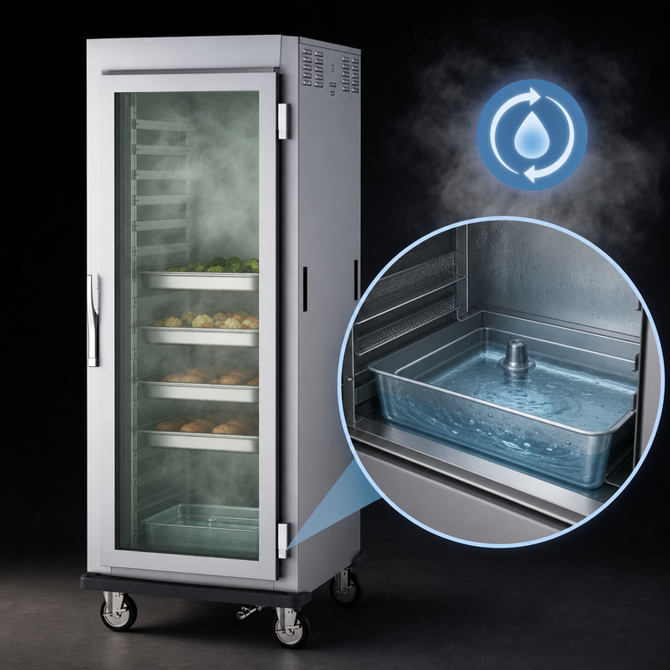 Product image #4 for Metro C5 9 Series Full Height Pass-Thru Controlled Humidity Heated Holding and Proofing Cabinet, 18 Full-Size Pan Capacity