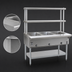 Thumbnail image #4 for Eagle Group 48 Inch Electric Hot Food Table, 3-Well Open Base with Double-Tier Flex-Master Overshelves