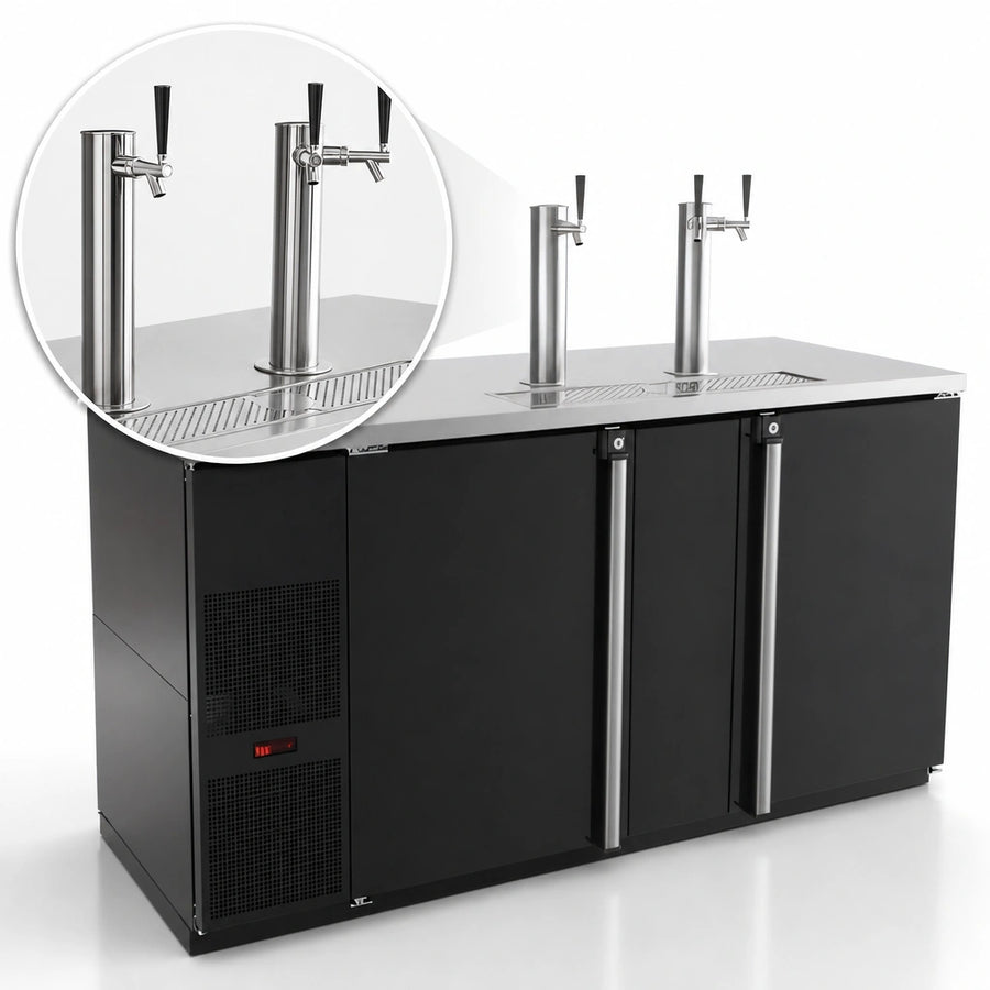 Dual 3-Inch Draft Towers