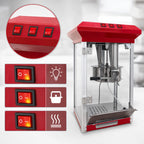 Thumbnail image #7 for Admiral Craft PCM-8 Countertop Popcorn Popper Machine, 8-oz Stainless Steel Kettle, Warming Deck, 3-Switch Operation