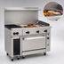 Thumbnail image #4 for Wolf Challenger XL 48-Inch Gas Restaurant Range with 2 Open Burners, 36-Inch Griddle, and Convection Oven