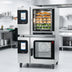 Thumbnail image #3 for Convotherm K12 Maxx Pro Combi Oven/Steamer School Package, Double Stacked Electric, Boilerless, (12) Half-Size Sheet Pan Capacity with Disappearing Doors