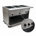 Thumbnail image #4 for Eagle Group Spec-Master PHT2CB-240-3 Portable Electric 2-Pan Hot Food Table with Enclosed Base