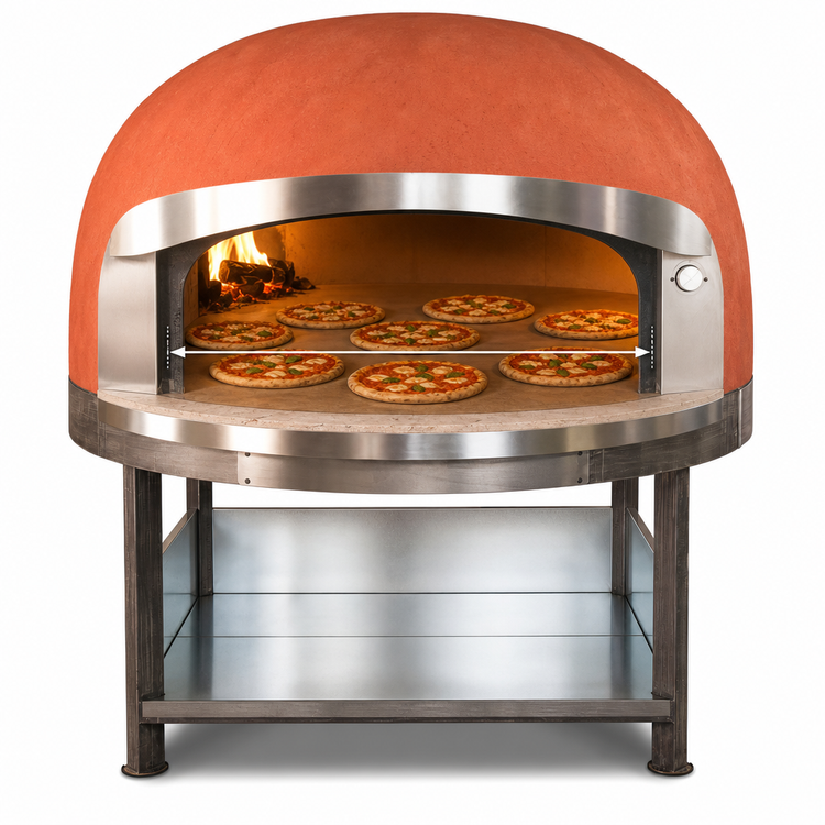 Product image #4 for Morello Forni FW150-CB Wood-Fired Round Indoor Pizza Oven with 59-Inch Cooking Diameter