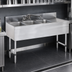 Thumbnail image #4 for 48-Inch Three-Compartment Underbar Sink with Right Drainboard