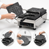Thumbnail image #4 for Krampouz Single Round Countertop Commercial Waffle Maker, 120V, Easy-Clean System