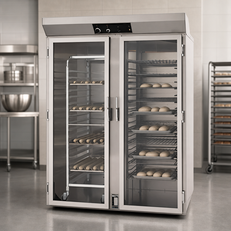 Product image #4 for Doyon E236R Roll-In Two-Section Proofer Cabinet with Full-View Glass Doors