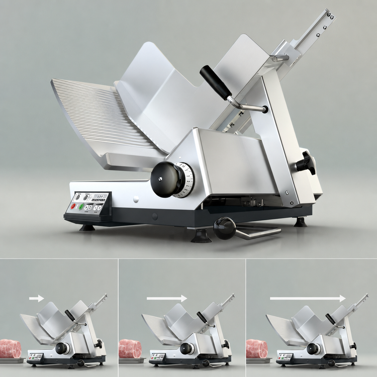 Product image #4 for Bizerba GSP HD i 150-SLI Automatic Heavy-Duty Illuminated Safety Slicer with 13-Inch Blade, 120V
