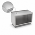 Thumbnail image #4 for John Boos Open Front Cabinet Base Work Table with 14-Gauge Stainless Steel Top, 84 x 30 Inches, 1-1/2-Inch Rear Riser