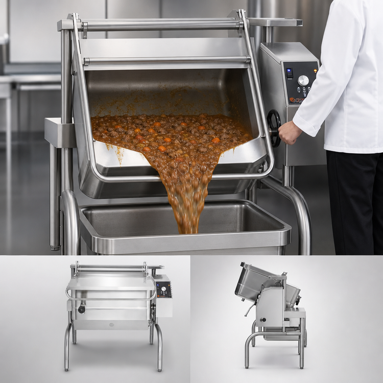 Product image #4 for Groen Electric 40-Gallon Braising Pan and Tilt Skillet with Advanced Electronic Controls