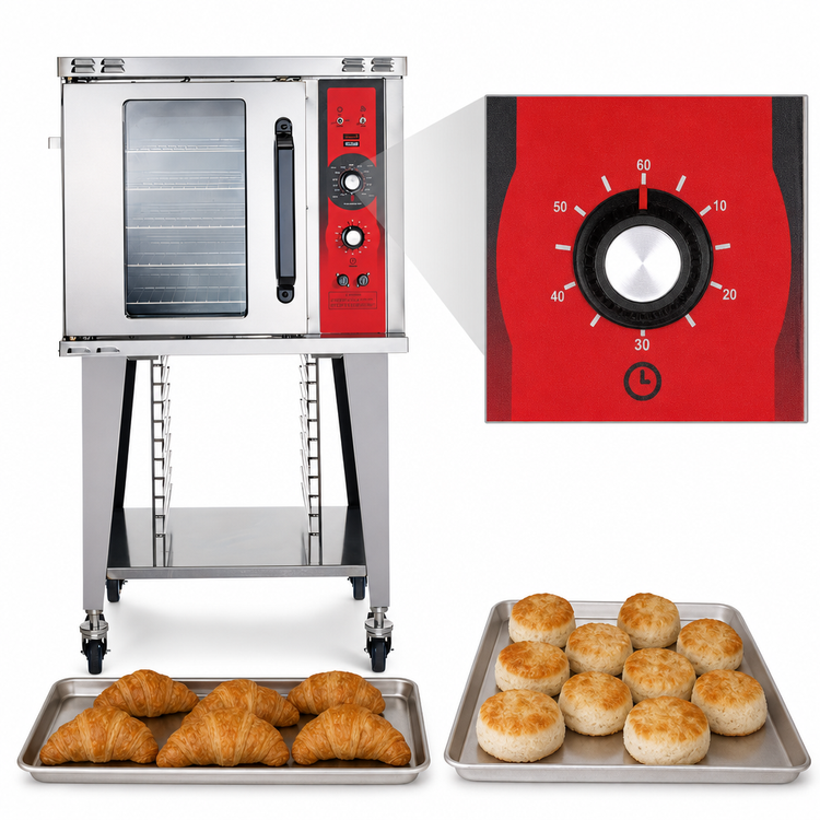Product image #4 for Vulcan ECO2D Half-Size Single-Deck Electric Convection Oven, 5.5 kW